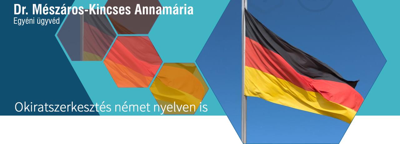 Német nyelvű okiratszerkesztés